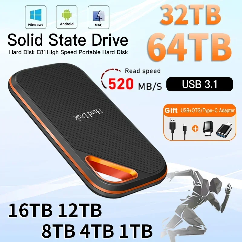 Внешний SSD-жесткий диск 2 ТБ