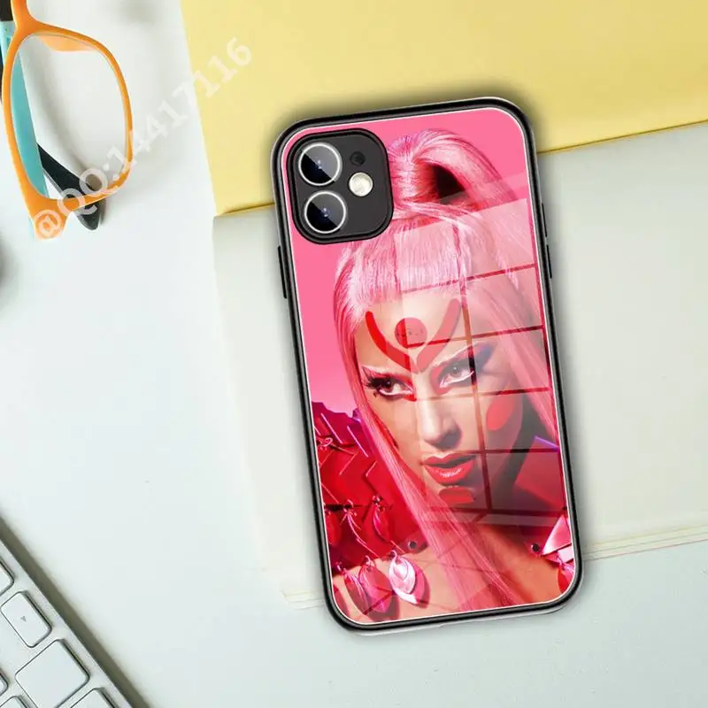 Чехол для телефона Lady Gaga Born This singer закаленное стекло iPhone 13 11 Pro XR XS MAX 8X7 Plus 12 Mini