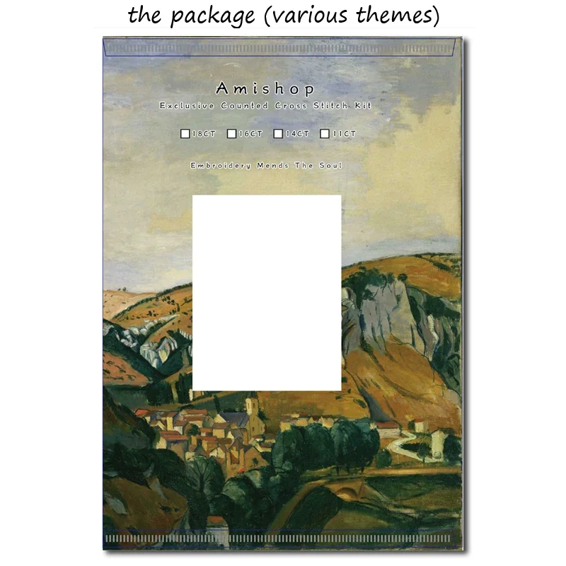 Наборы для вышивки крестом Amishop с литым холстом Butterfly Vignette коллекции вышивка