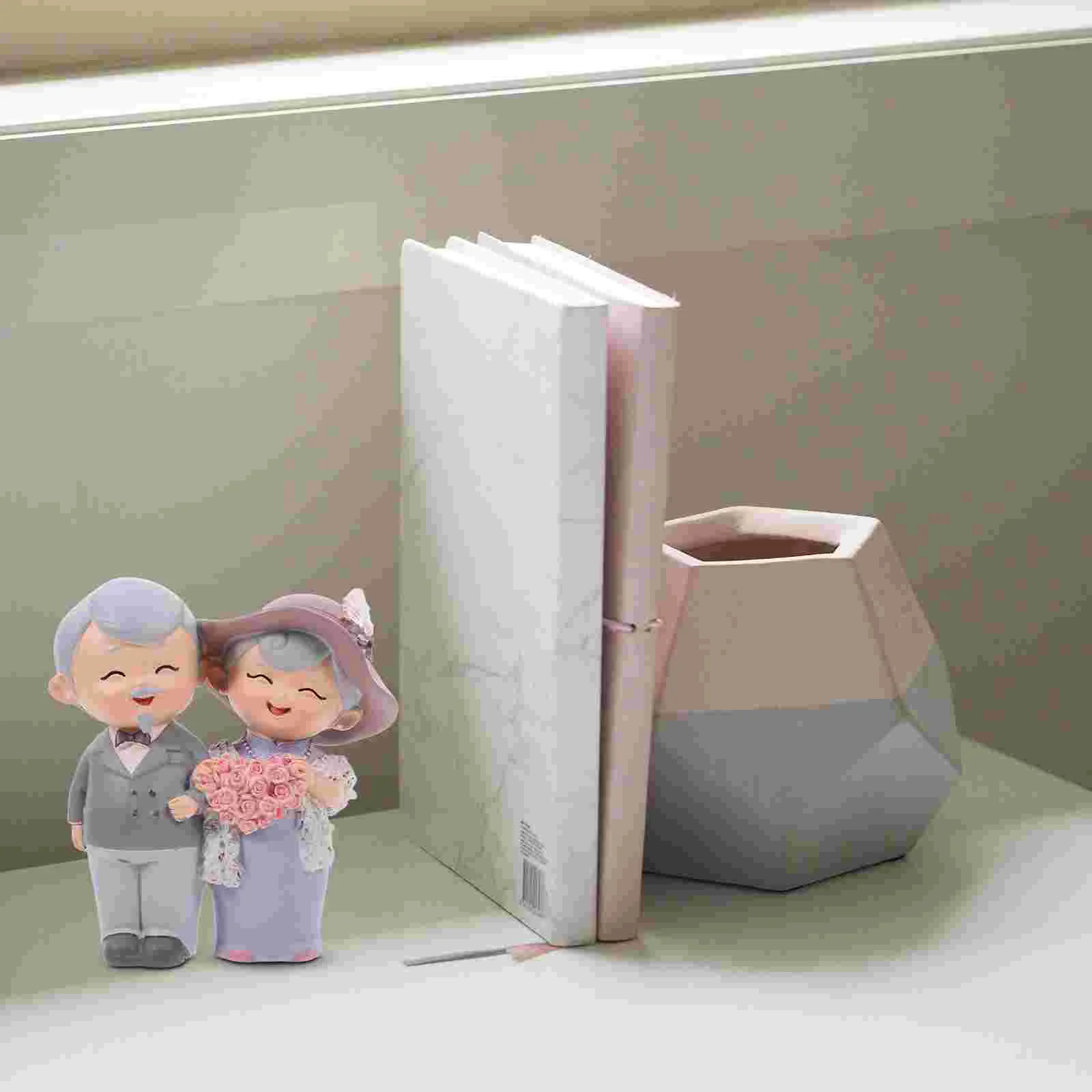 Статуя из смолы для бабушки и дедушки настольное украшение свадьбы годовщины