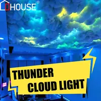 RGBIC Led Strip Light Thunder Cloud Light Smart Lightning Cloud Light DIY Atmosphere for Bedroom E-sports Room Decor Nightnight