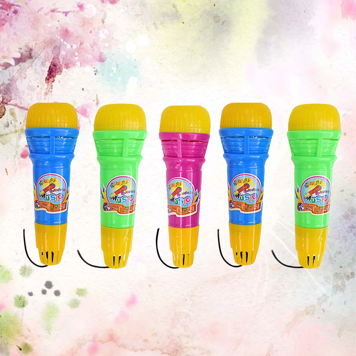 

5 Pcs Microphone Wireless Speaking Child Plastic Toy Playthings Bracket Toddler Toys for children Children's