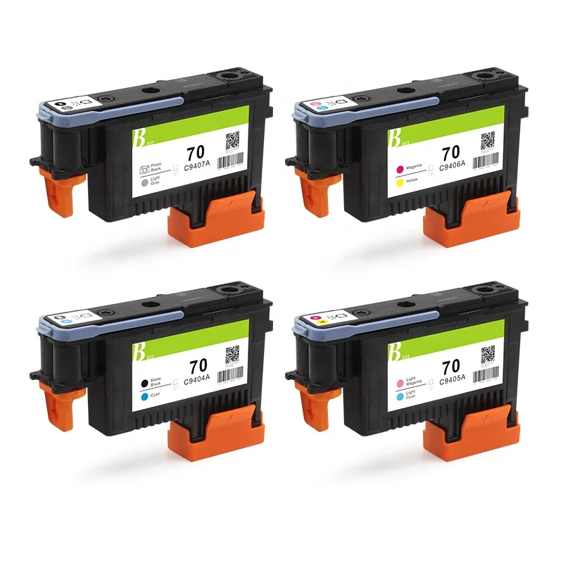 Восстановленная Печатная головка для HPs 70 C9404 C9405 C9406 C9407 печатающая Z2100 Z5200