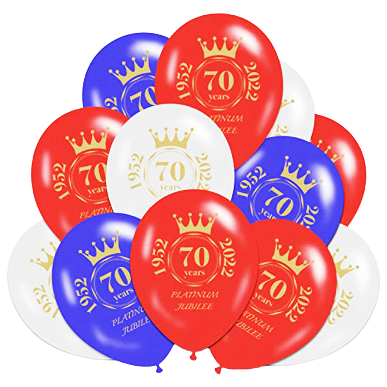 

70th Jubilee Balloons Britain 70th Jubilee Decorations Union Jack 70th Jubilee Balloon Kit Great Britain 70th Decorations Red
