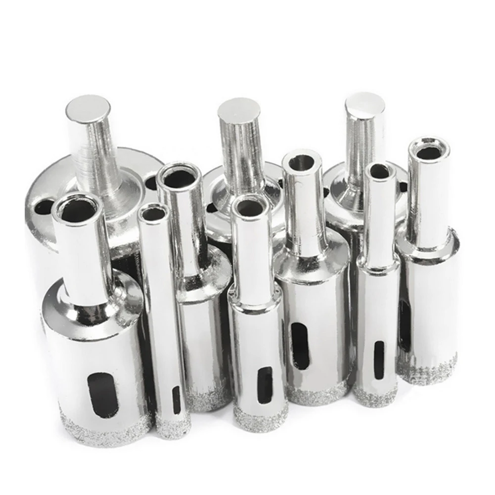 

10pcs 3mm-30mm Diamond Drill Bits Coated Hss Drill Bit Tile Marble Glass Ceramic Hole Saw Drilling Bits Extractor Remover Tools