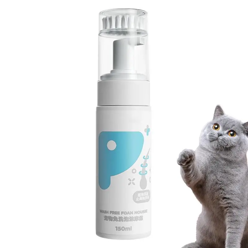

Waterless Cat Shampoo Foam Waterless Wash-Free Cleaning Foam Refreshing Pet Grooming Supplies For Dogs Cats And Other Small
