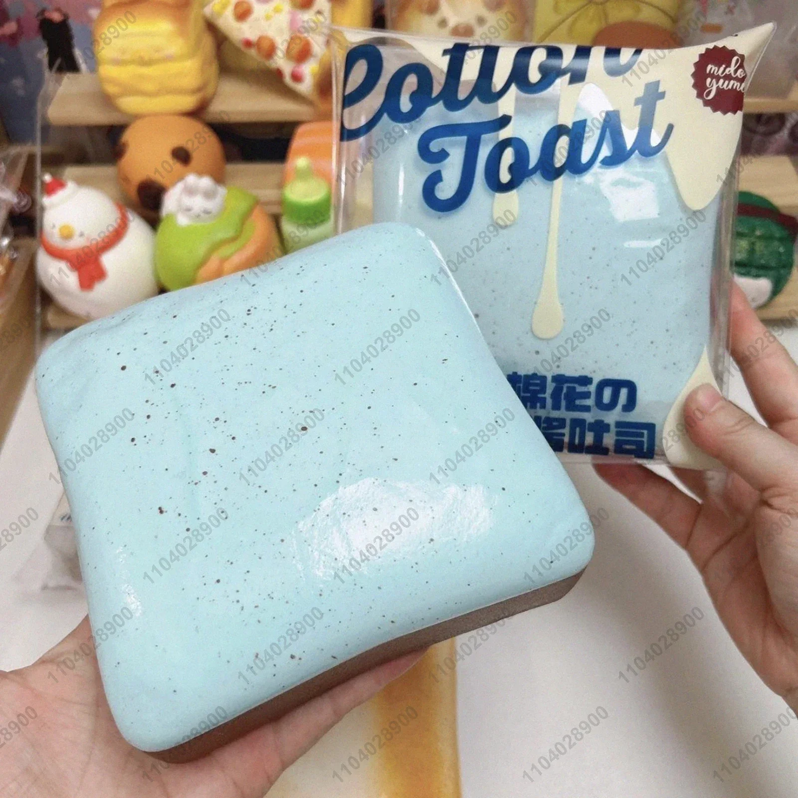 Мята липкий тост Сжимаемый медленно Восстанавливающий форму Зефир Тост Хлеб