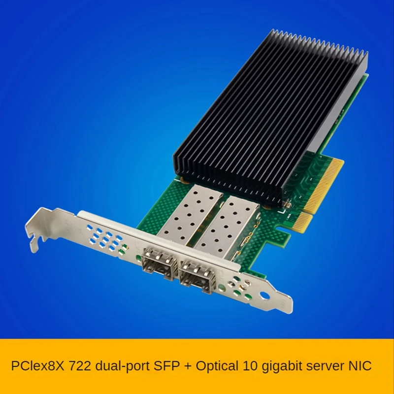 

ST7328 X722-Da 10 Gigabit Server Network Card Pcie X8 Duals Port 10G SFP+Server Optical Fiber IWARP RDMA Network Card New