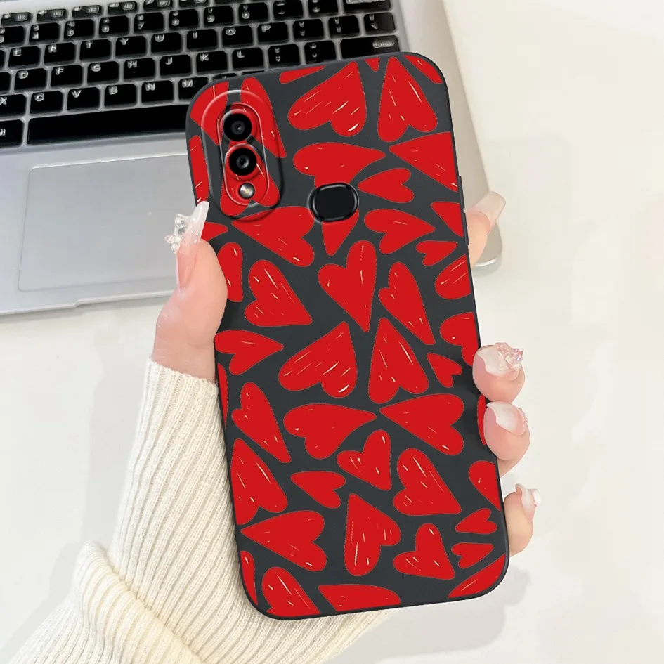 Фото Чехол для Samsung Galaxy A10 A10S SM-A105F SM-A107F, силиконовый чехол ярких цветов, модный мягкий бампер с цветком для Samsung M01S, чехлы для телефонов №2