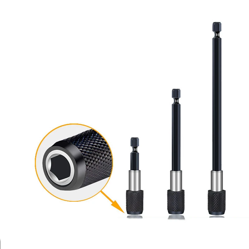 Удлинитель для дрели с шестигранной ручкой, быстросъемный стержень с самоблокировкой, удлинитель для чистки детейлинга автомобиля