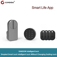 gimdow tuya smart door bluetooth gateway password electric hotel bluetooth apartment for safe security digital locker