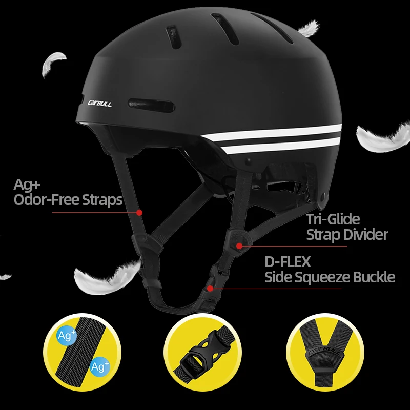 Cairbull Дорожный велосипедный шлем 12 вентиляционных отверстий Легкий ABS + EPS Hardshell Ce