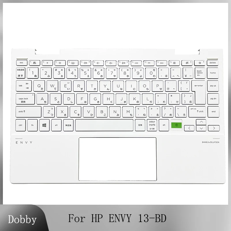 

Оригинальная новая клавиатура для ноутбука HP ENVY 13-BD, японский подставка для рук, верхняя крышка, белая задняя крышка