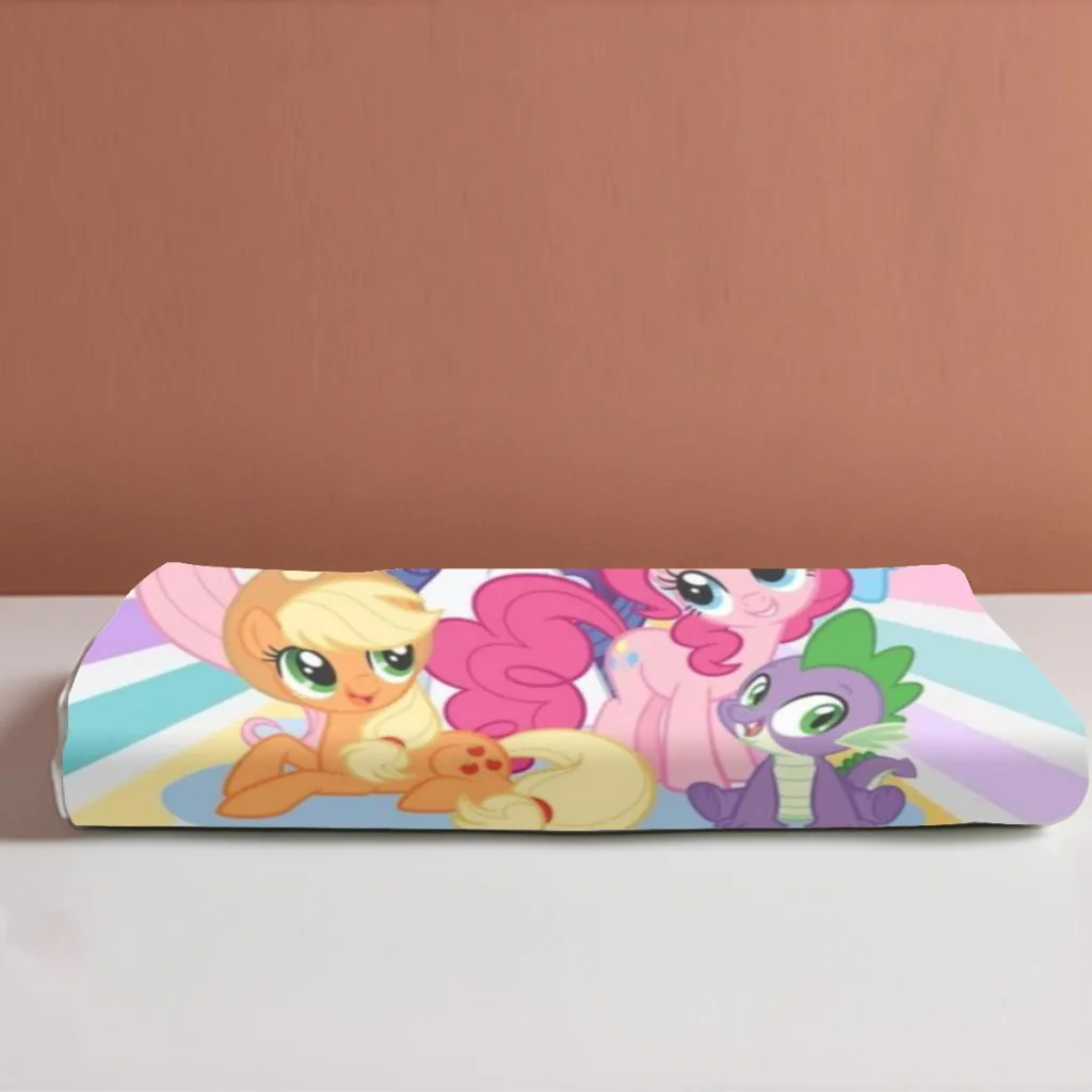 Комплект односпальных простыней My Little Pony полный чехол односпальное льняное