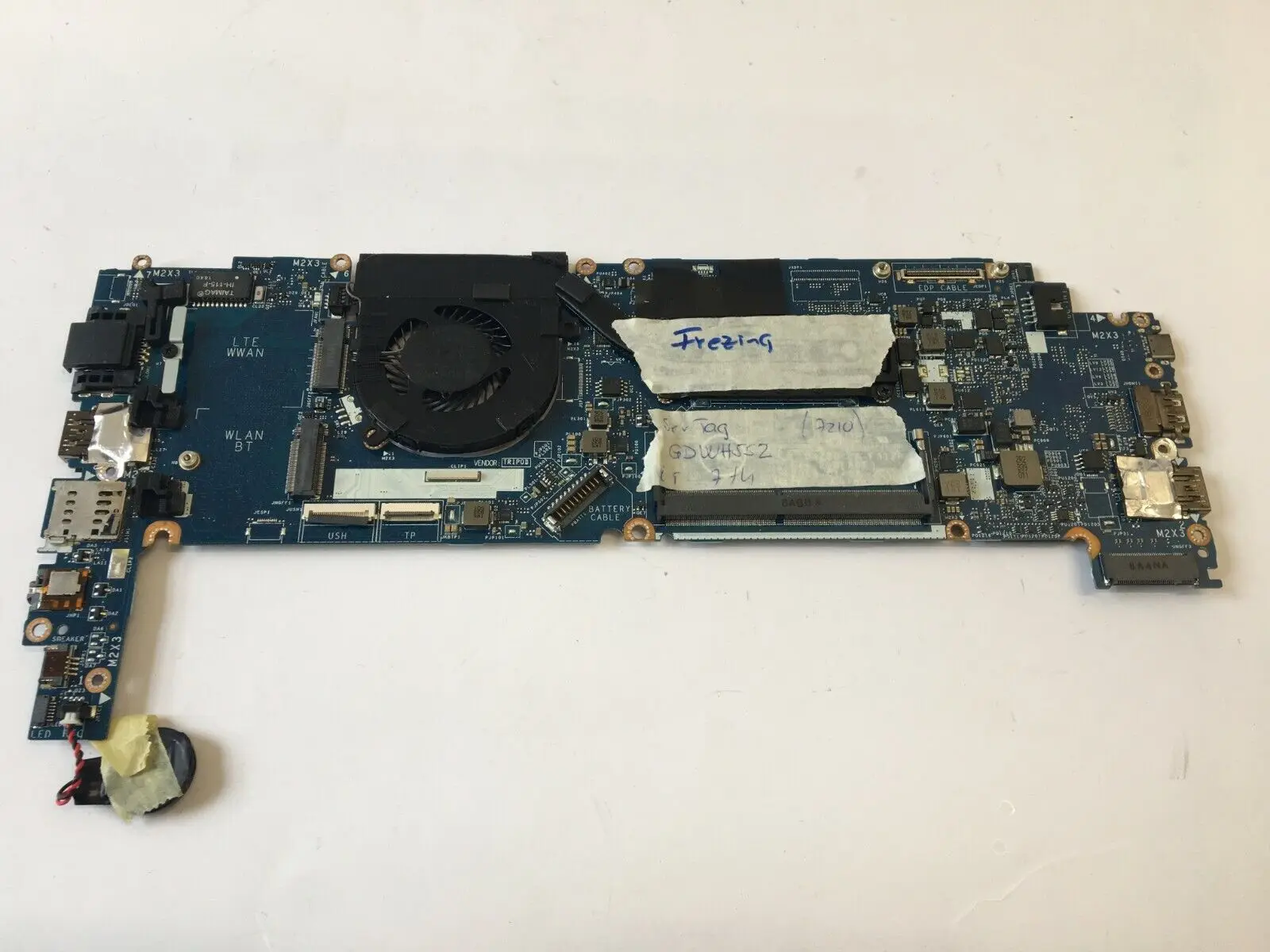 

Материнская плата для DELL LATITUDE 12 7290 7390 I5-7300U 0042GC 042GC