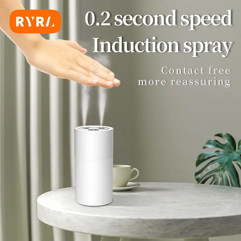 

Induction Alcohol Spray New Type Hand Washing Automatic Induction Infrared Induction Double Hole For Bathroom Nano Mist Sprayer