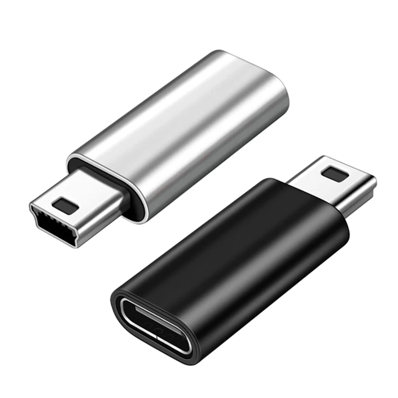 

Portable Type C Female to Mini USB Convert Connector for MP3 Players, Dash Cam,Mini Usb Devices Connector Accessories