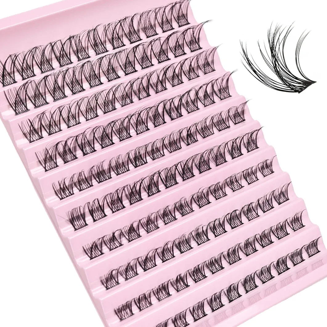 Набор для наращивания ресниц сделай сам 110 шт. отдельные кластеры 30D40D 8-16 мм