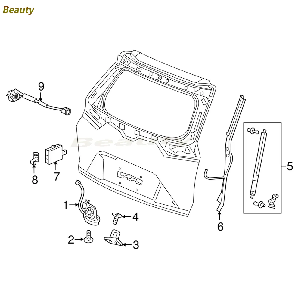 Новый датчик парковки с камерой заднего вида OEM 39530TLAA01 для Honda CR-V 2017-2022, артикул 39530-TLA-A51 (art.: 3920da89067bc) - 3920da89067bc