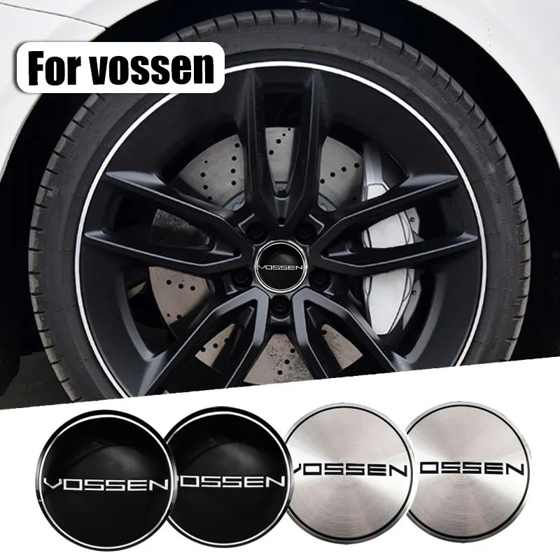 4 шт. 56 мм Автомобильная эмблема колпачок Ступицы Колеса металлические наклейки для BMW Audi Mercedes-Benz Land Rover Volkswagen Honda аксессуары для Vossen