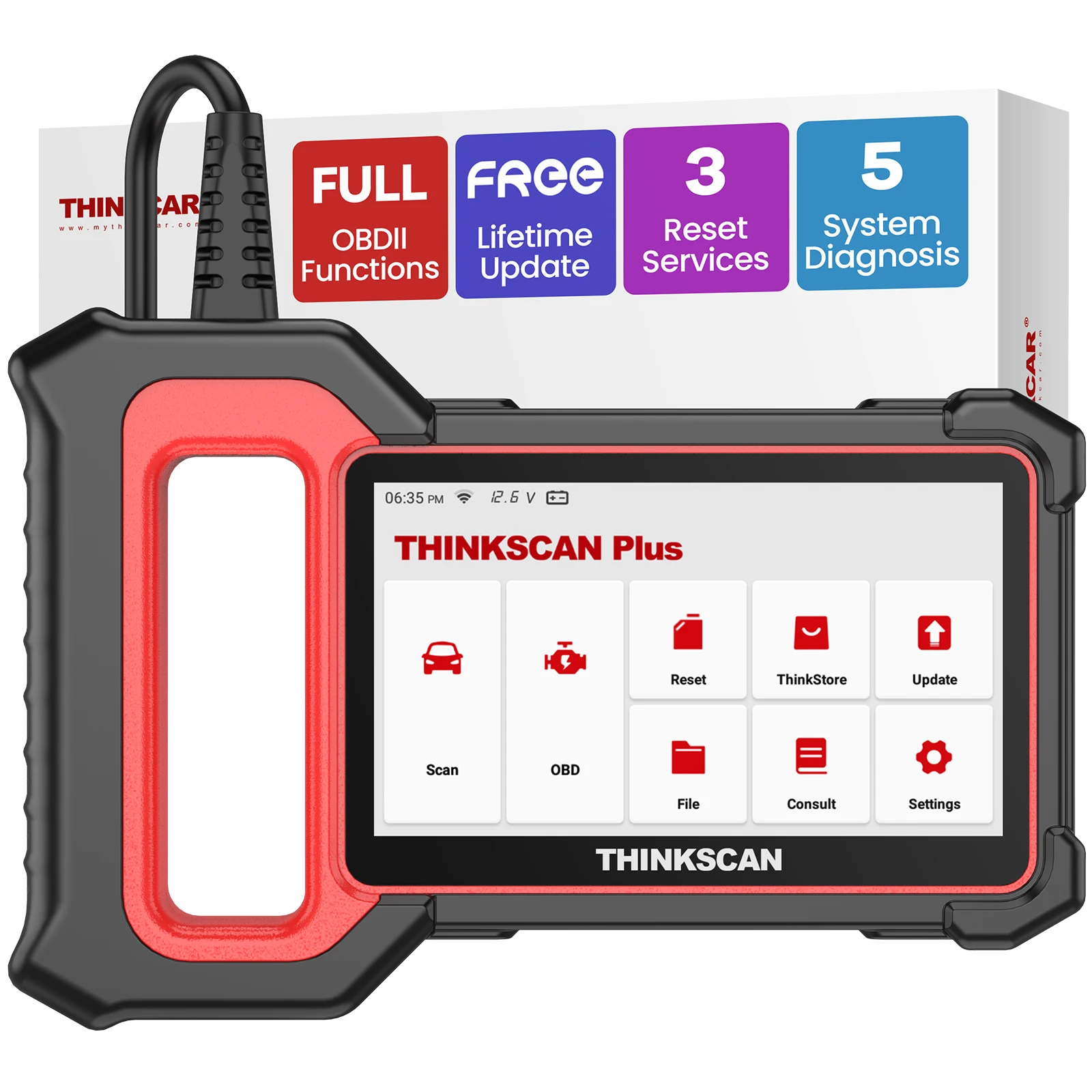 

THINKCAR Thinkscan Plus S7 S6 S4 Obd2 сканер автомобильные диагностические инструменты Automotivo OBD сканер DIY автоматический диагностический инструмент считыватель кодов