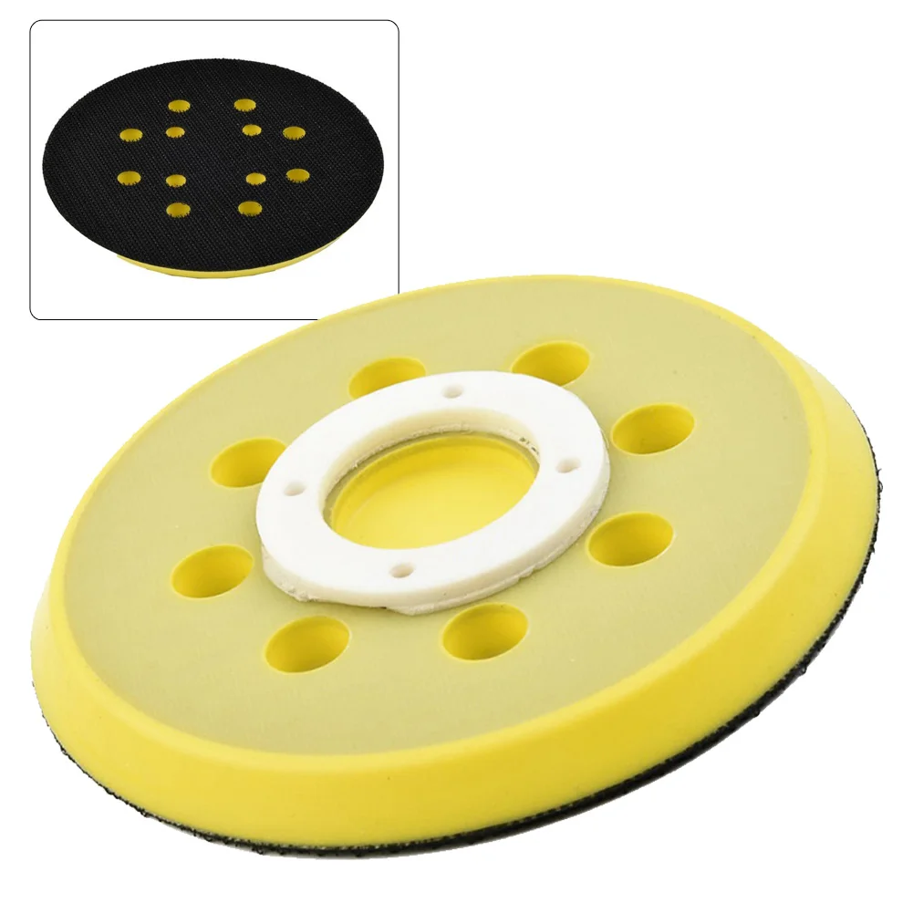 

1 Pc 5inch Polishing Pad Sanding Pad Hook & Loop 125mm For RYOBI RSE-1250 Orbital Sander Polisher Tools Accessories