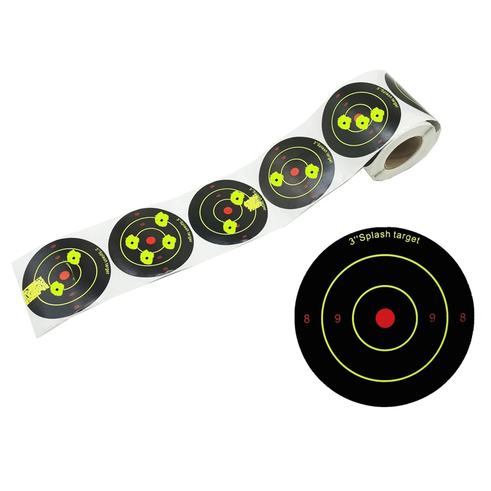 

Shooting Targets Self-Adhesive Splatter Splash Reactive Target Paper Sticker Rifle Pistol Airsoft Pellet Shootings Practice