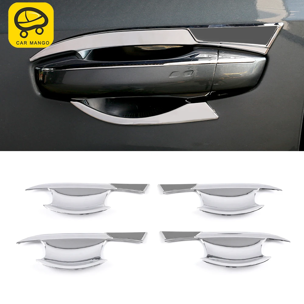 

For Geely Okavango 2020 2021 2022 Car Accessories Door Handle Bezel Trim Frame Door Bowl Wrist Sticker Cover Protector Chrome