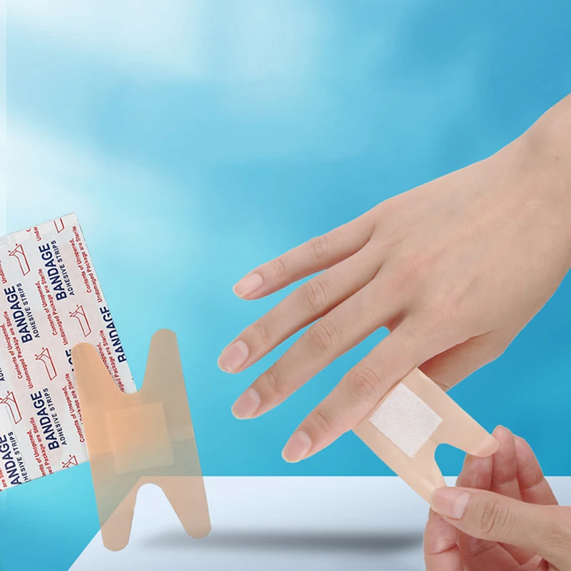 

10 шт./набор, пластыри для ран, из нетканого материала