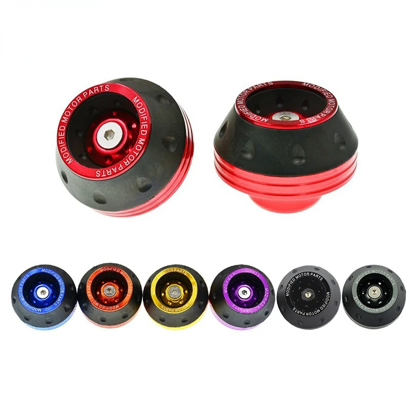 Motorcycle Refitted Aluminum Alloy Color Accessories Front Fork Cup Anti Drop Cups Off-road Vehicle Front Shock Protection Ball
