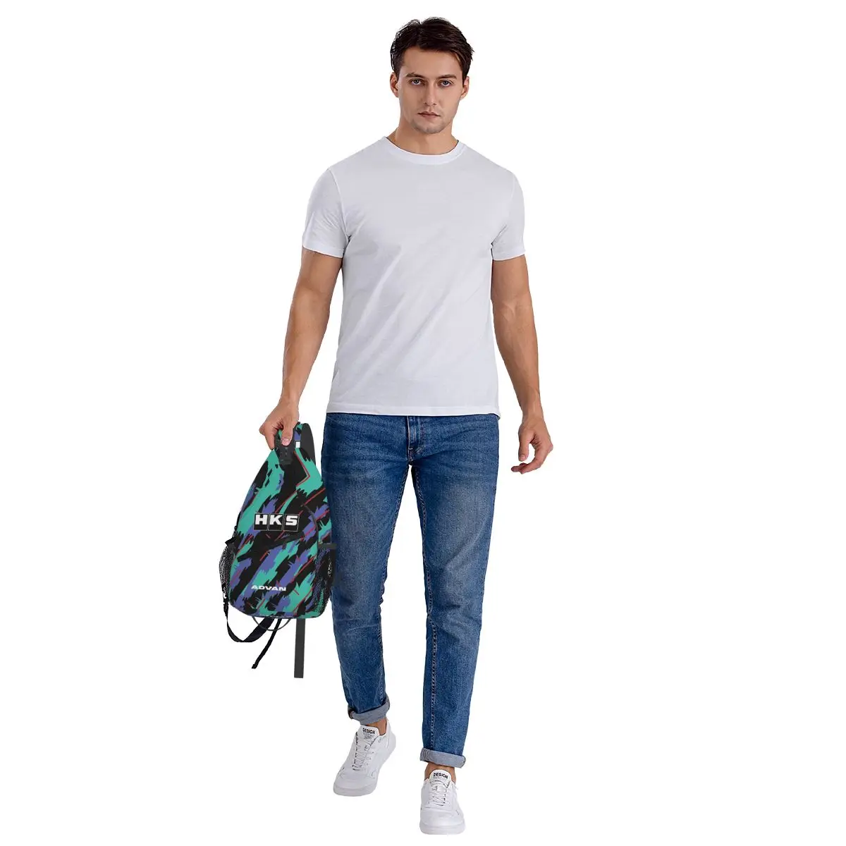 Hks Advan JDM нагрудная сумка мужской рюкзак через плечо дорожный походный на