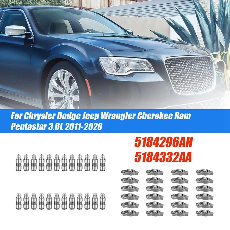 

48 шт., коромысло и фотоэлементы, 5184296AH 5184332AA для Chrysler Dodge Jeep Wrangler Cherokee Ram Pentastar 3.6L