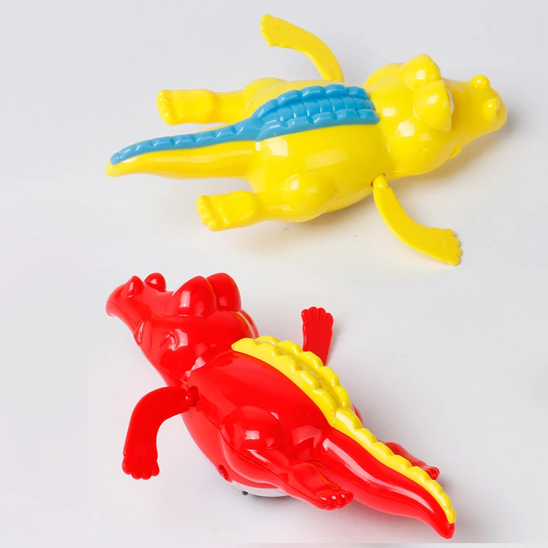 New 1pc Baby Kids Crocodile Wind Up Chain Bathing Shower Funny Clockwork water toy for kids bath swimming toys Dropshipping
