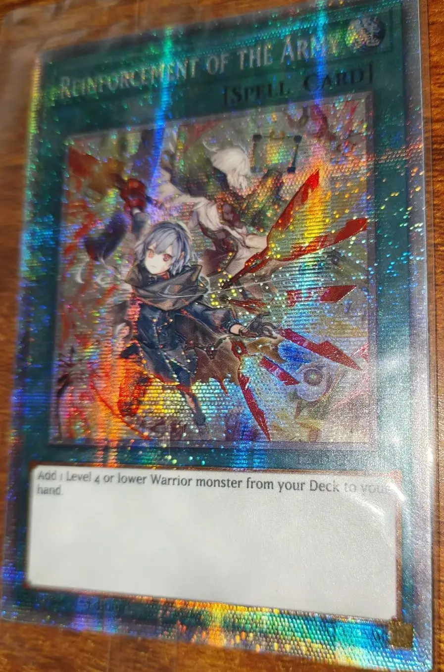 Фото Коллекционная карта Yu-Gi-Oh Reinforcement Of The Army TCG PSER L26D-ENS08, детская игрушка для хобби (не оригинал) №2