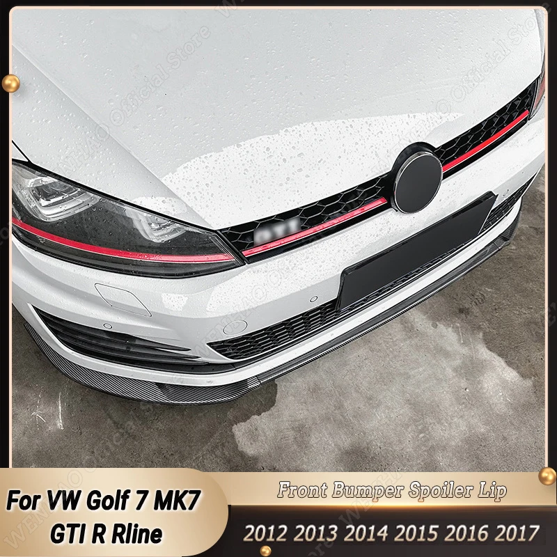 

3 шт., автомобильный передний бампер для Volkswagen Golf 7 MK7 GTI R Rline 2012-2017