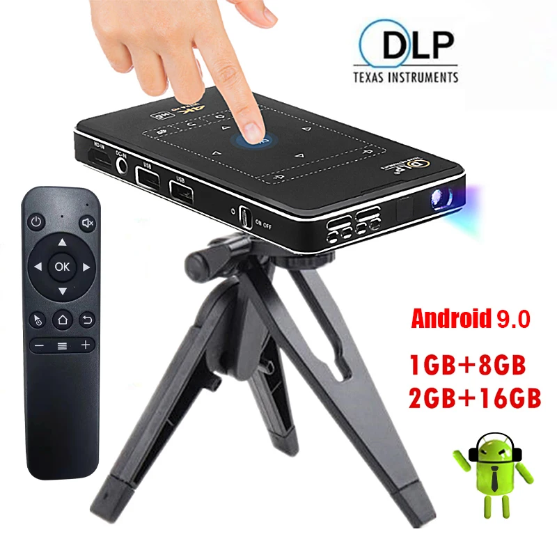 

Мини-проектор 4K, Wi-Fi, Android, Full HD 1080P, светодиодный видеокинотеатр для детской модели PR47004