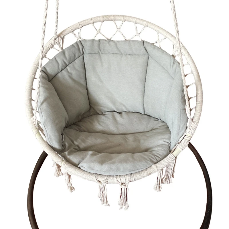 Cushion Outdoor Swing Seat Home Cushion Egg Chair Seat Cushion Convenient Practical Gift For Home Supplies