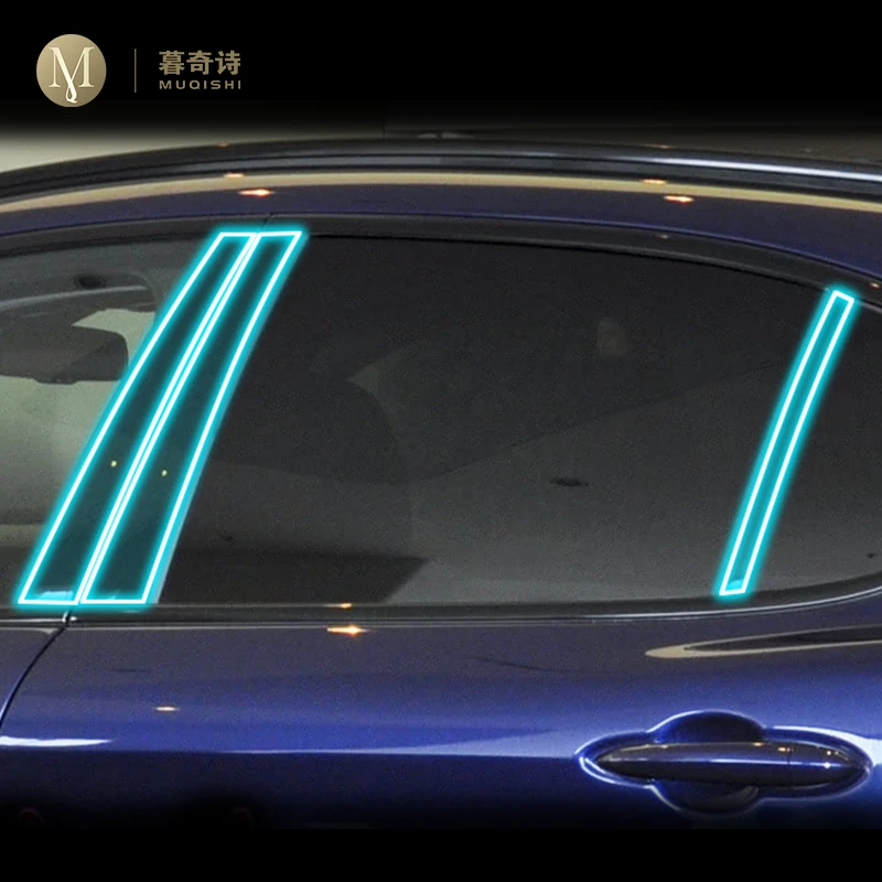 

Для Alfa Romeo Srelvio 2017-2023 Автомобильная внешняя защитная пленка PPF для краски с защитой от царапин полоса для окон из ТПУ Прозрачная Пленка