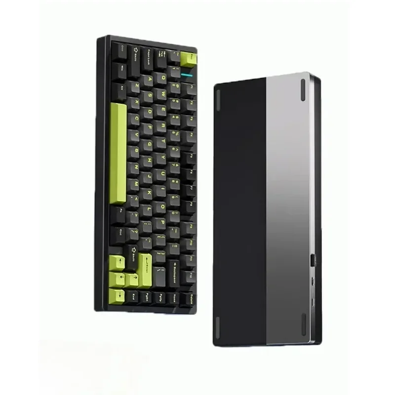 AULA M75 75% Механическая клавиатура из алюминиевого сплава с ЧПУ 81 клавиша RGB