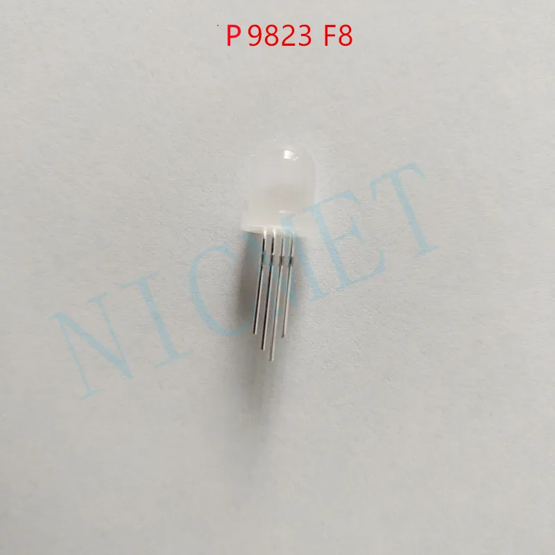 100 штук - 1000 штук DC5V PL9823 F5 5 мм F8 8 мм круглые RGB светодиодные чипы с подсветкой P9823F внутри Фрост чипы полного цвета.