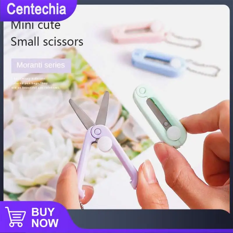 

Mini Tool Portable Mini Anti-rust Multifunction Stainless Steel Fold Home Scissors Universal Morandi Adjustable Water Proof Tool