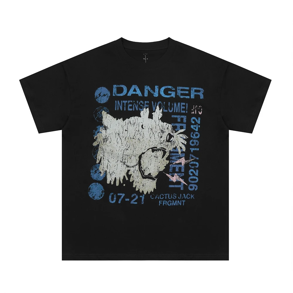 

Lightning Bear Letter Print T Shirts Crew Neck Y2K Oversized Loose Casual Tshirts Unisex Harajuku Short Sleeve Summer Men's Tees