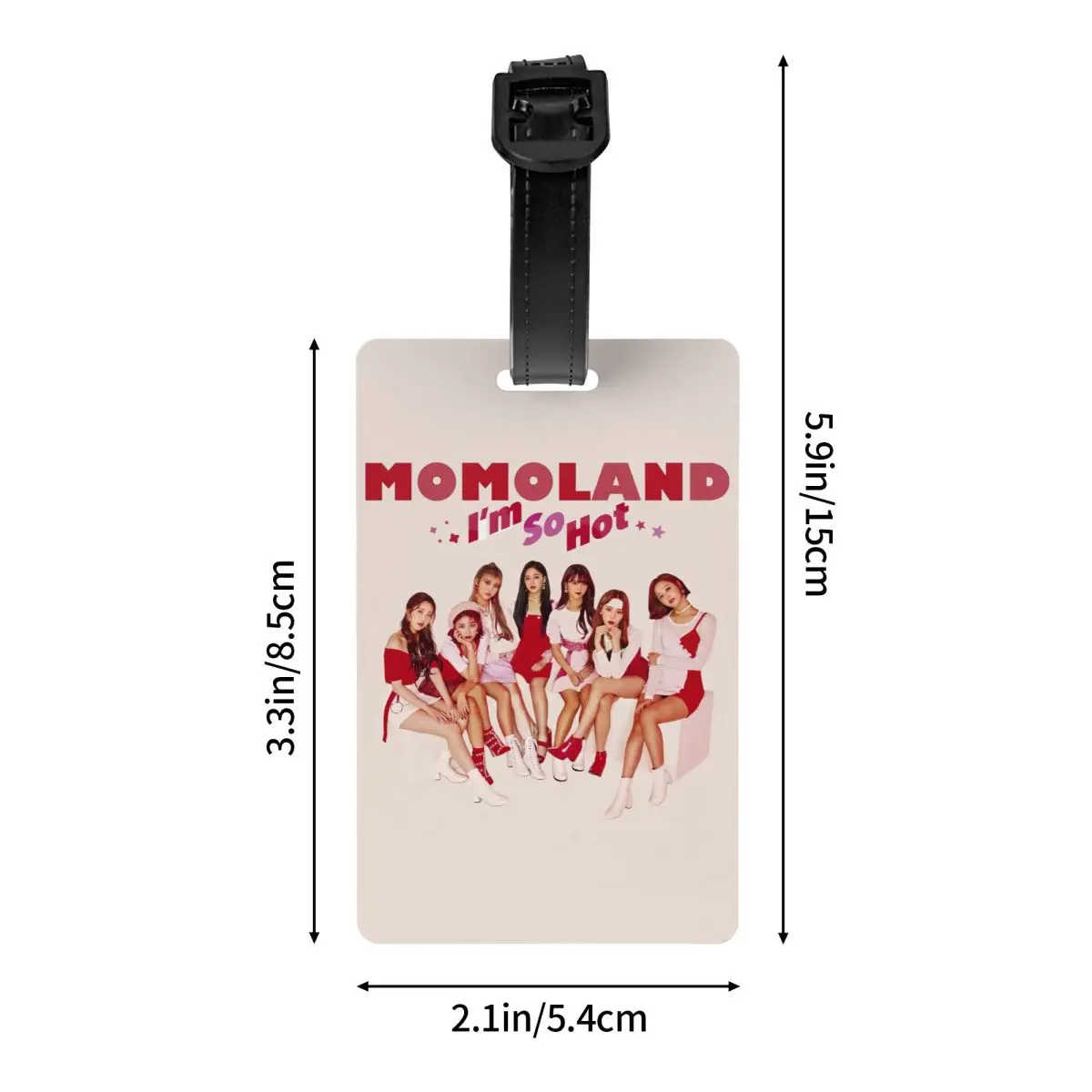 Изготовленная на заказ модная багажная бирка Kpop Mama Lands индивидуальные багажные
