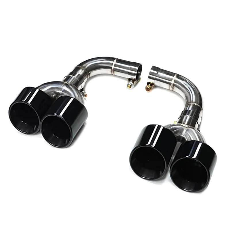 

1 пара выхлопных труб для Audi Q5 2021-2023, обновление SQ5, четыре выхода, спортивный глушитель, наконечник выхлопной трубы, насадки выхлопной системы