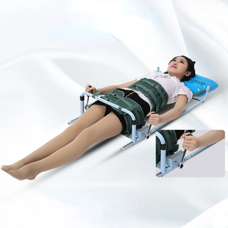 

Efficient Cervical Spine Lumbar Spine Traction Bed for Cervical Vertebrae Lumbago Low Back Pain Therapy Massage Body Stretching