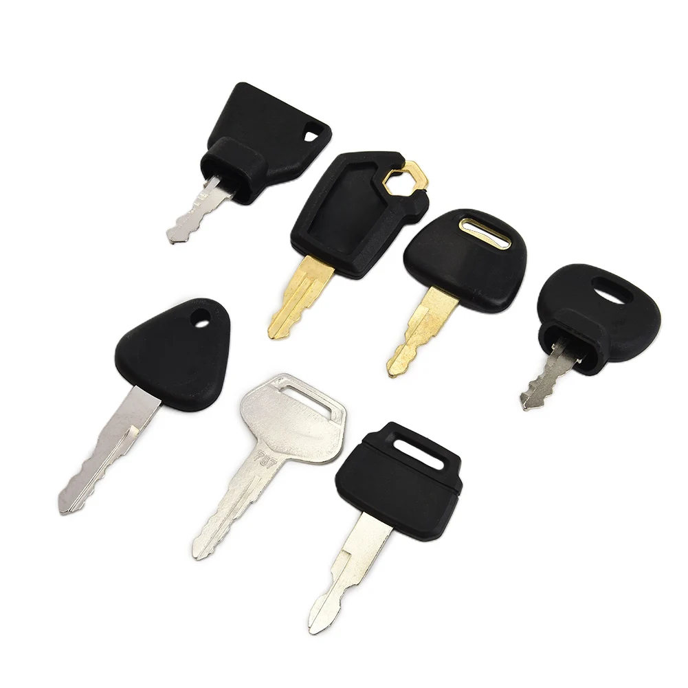 

7PCS Ignition Keys Construction Machine Keys 14607 5P8500 K250 H800 For JCB For Volvo Tractor Practical Engines Car Accessories