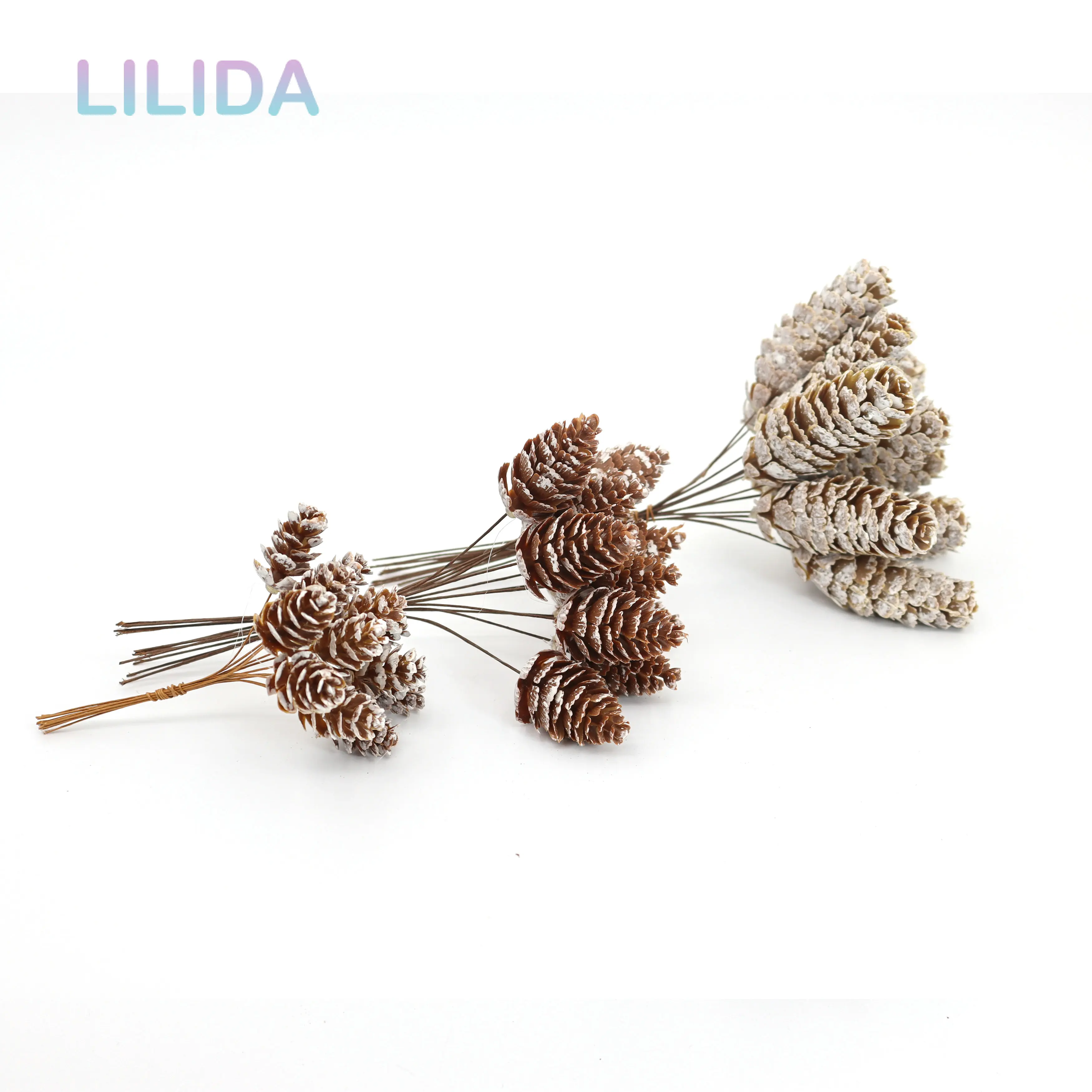 

12Pcs/Bunch Artificial Plant Fake Pine Cone Home Christmas Wreath Diy Wedding Decoration Yard Decorate Dining Table Accessories