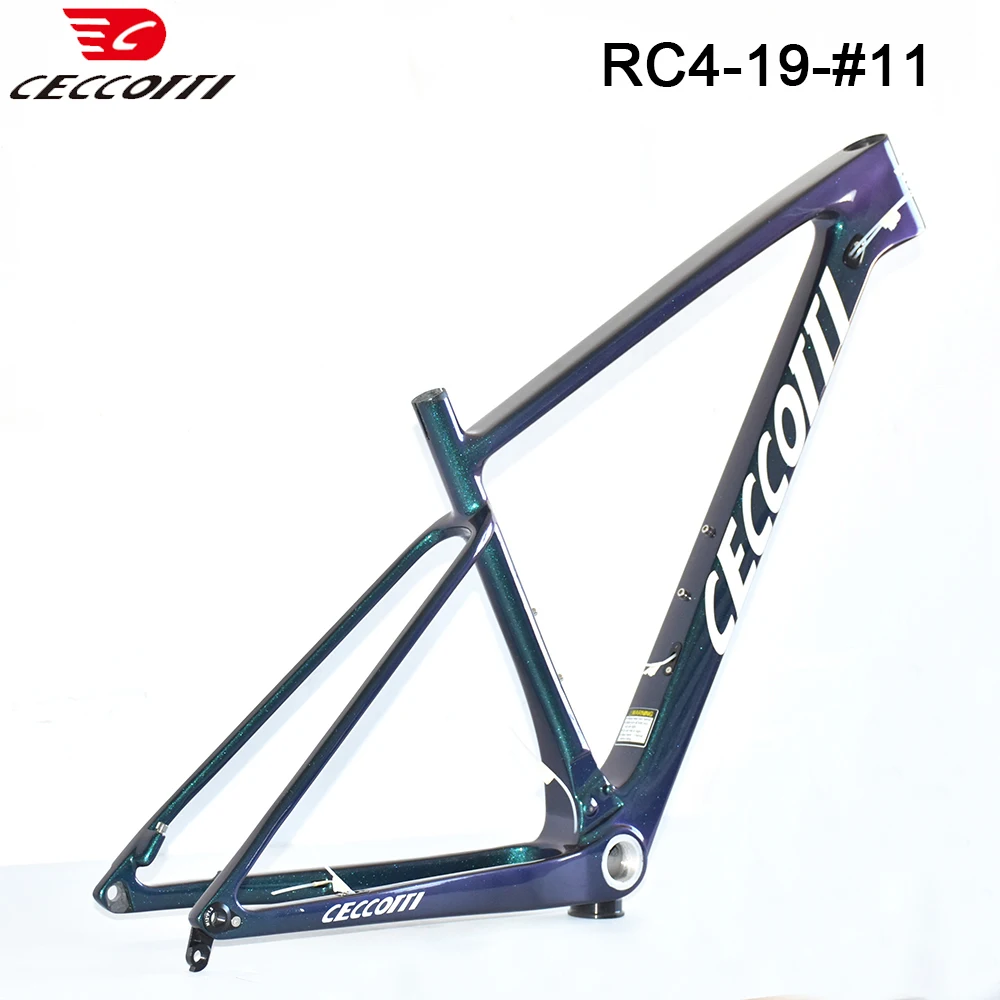 Рама велосипеда Ceccotti 29er карбоновая 142 и 148 с усилением сквозной оси 135*9 мм