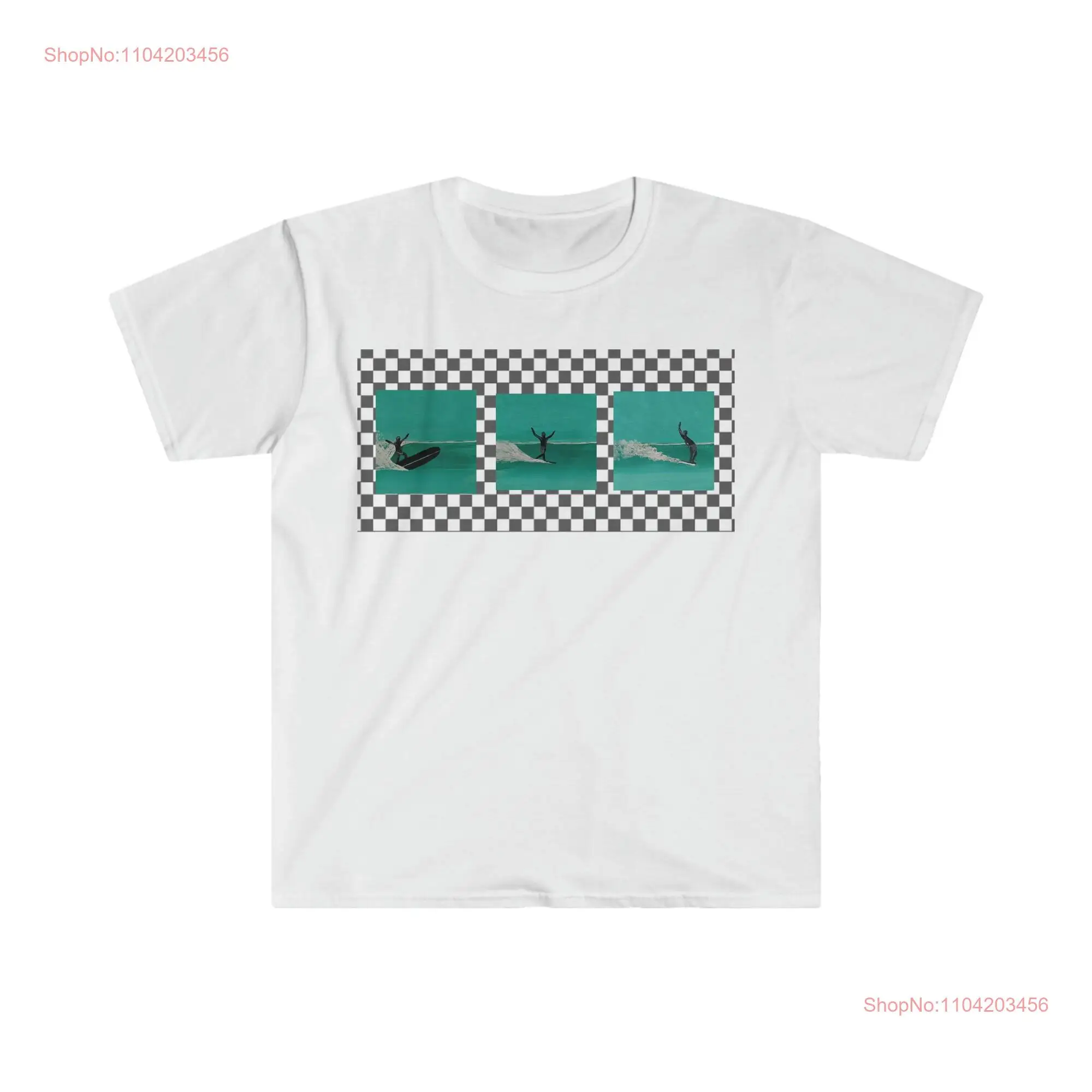 Футболка Seasidesart Surfing Sequence Softstyle с длинными или короткими рукавами