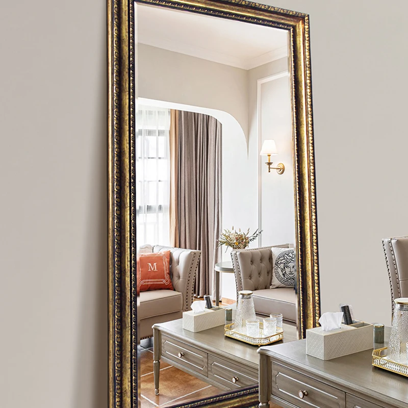 

Vintage Full Body Mirrors Bedroom Aesthetic Height Long Floor Large Standing Mirror Decor Decoration Espelho Decoration Home